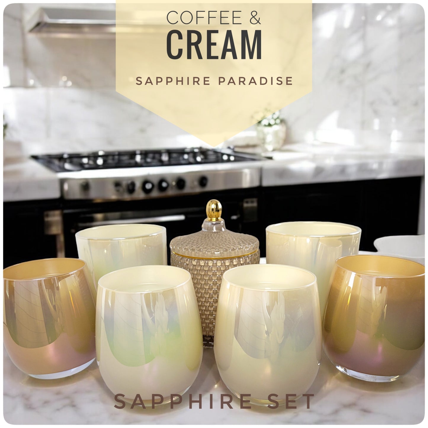 Sapphire Set (Coffee & Cream)