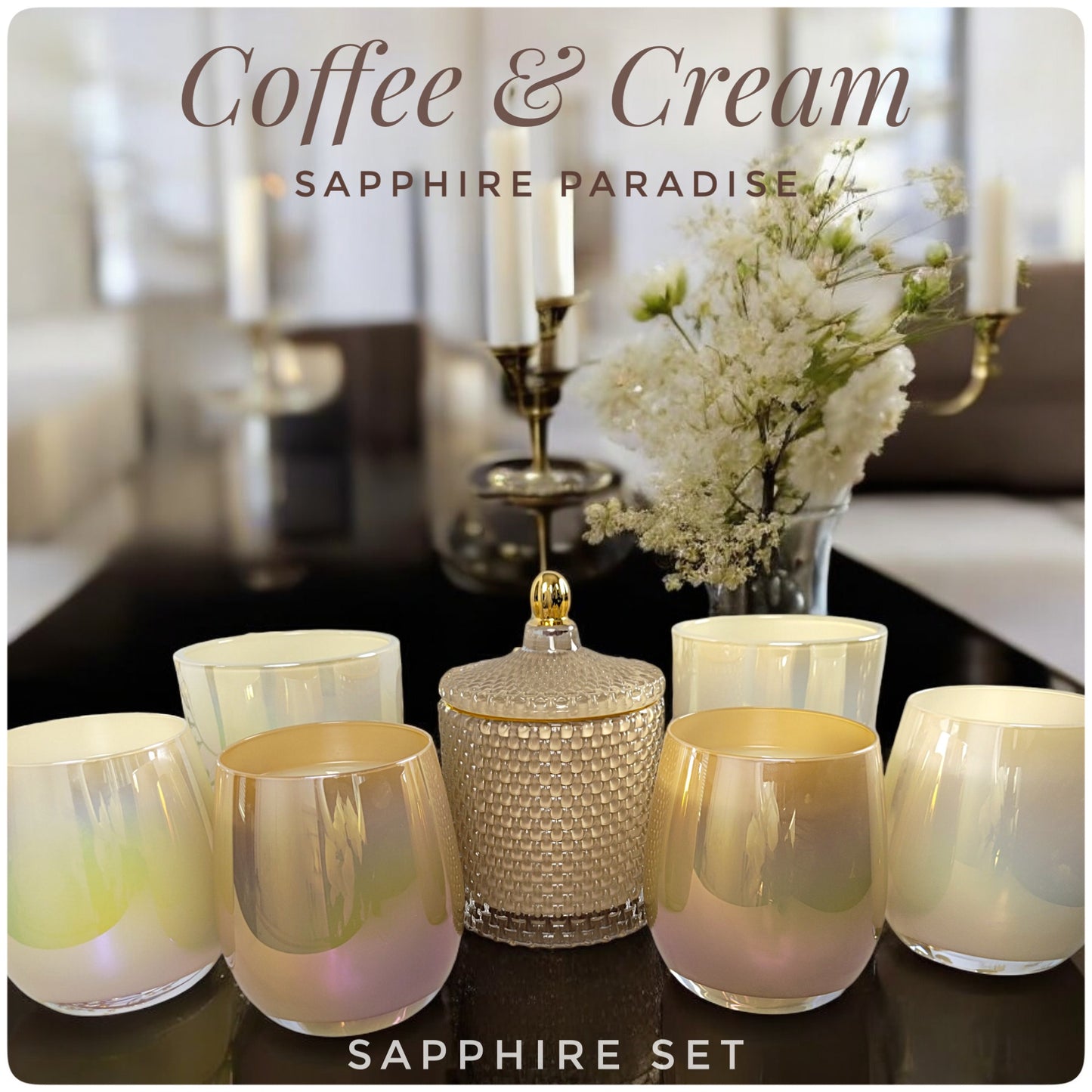 Sapphire Set (Coffee & Cream)