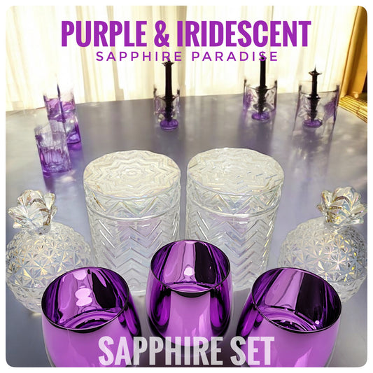 Sapphire Set (Purple & Iridescent)